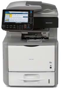 Ricoh Aficio SP 5210SF prints up to 52 pages-per-minute and produces crisp, sharp text at up to 1200 x 600 dpi resolution. LAN Fax support comes standard with the machine. Features innovative 8.5″ full-color tilting LCD panel and up to 500 user codes can be registered. Speed scanning tasks with the 50-sheet Automatic Reversing Document Feeder.